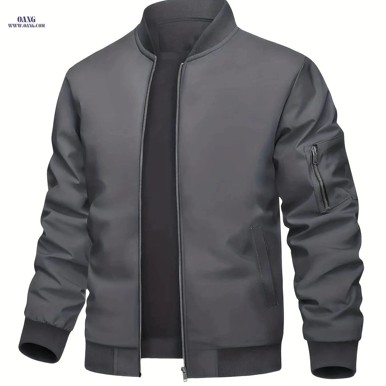 Men's Windproof Jacket - Trendy Loose Fit for Cycling and Running   OAXG 