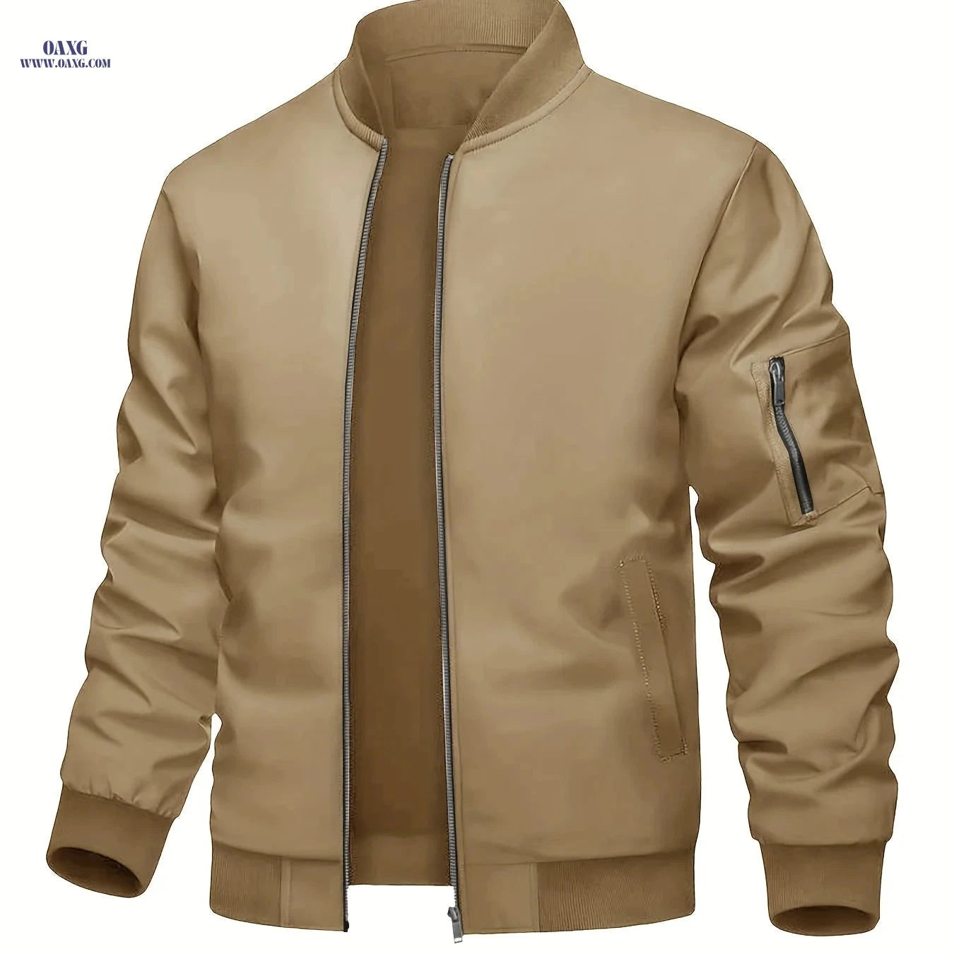 Men's Windproof Jacket - Trendy Loose Fit for Cycling and Running   OAXG 
