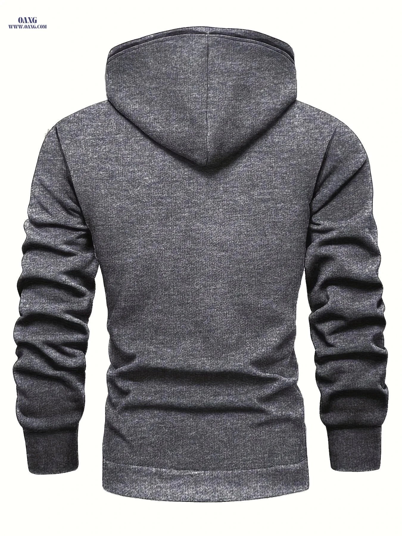 Men's Winter Hoodie - Warm Fleece Pullover with Hooded Style   OAXG 