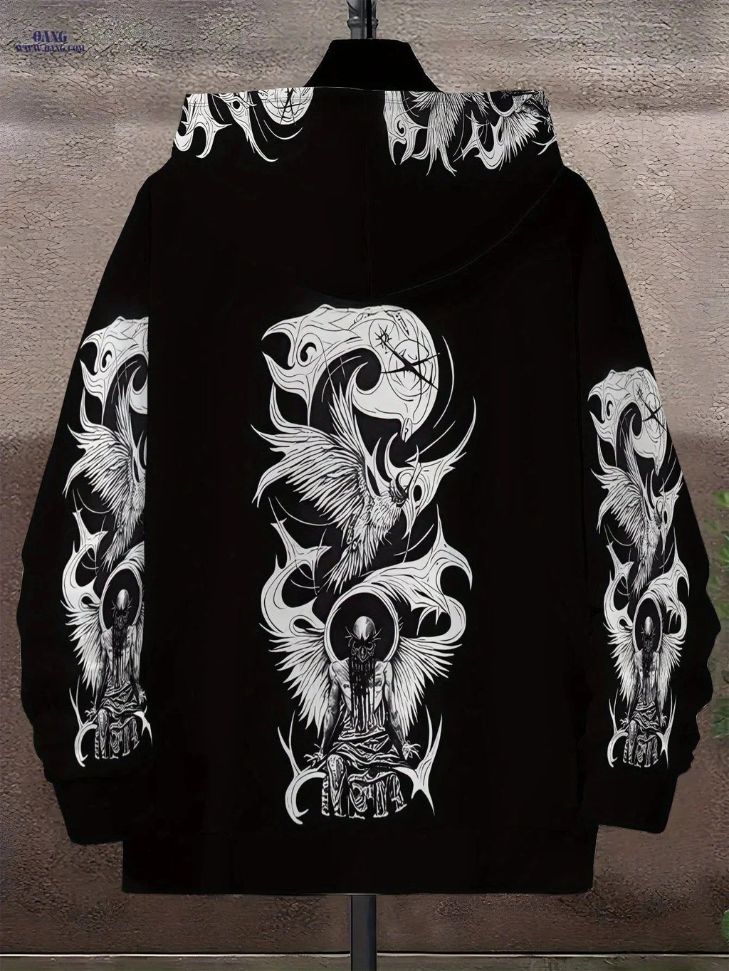 Men's Zip-Up Hoodie - Casual Pullover for Travel & Everyday Wear   OAXG Multicolor / FR S