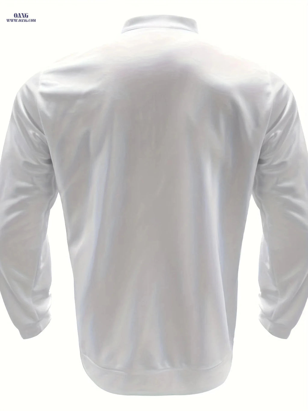Minimalist Men's Casual Sportswear Set - Blue & Black Stripe Style   OAXG White / FR S