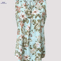 Mint Green Floral V-Neck Dress - Elegant Summer Beach Outfit   OAXG 