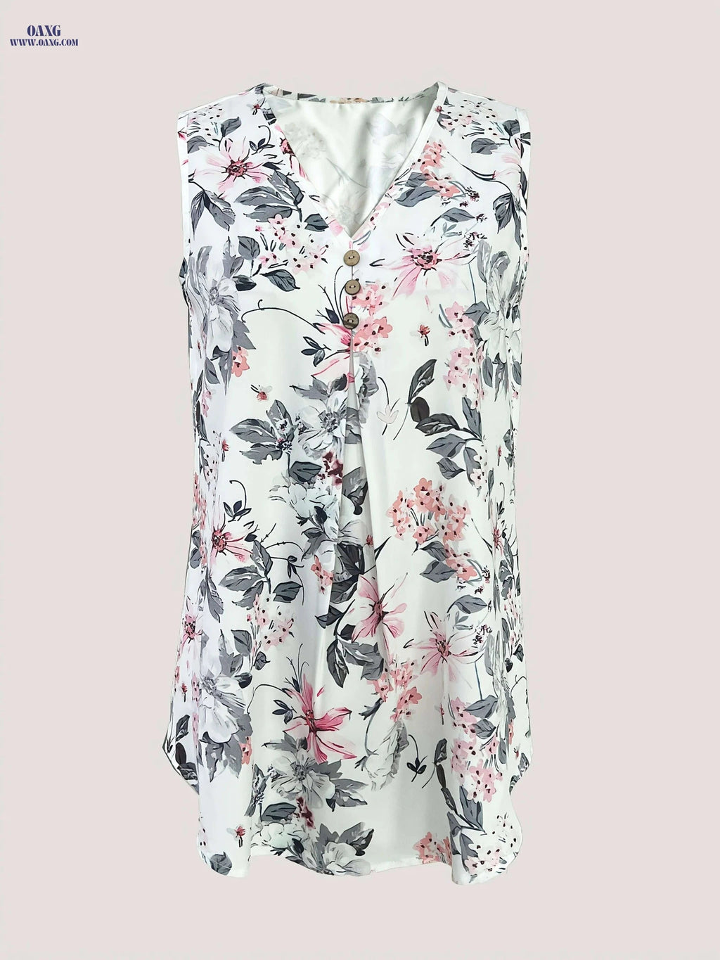 Mint Green Floral V-Neck Dress - Elegant Summer Beach Outfit   OAXG Green / S