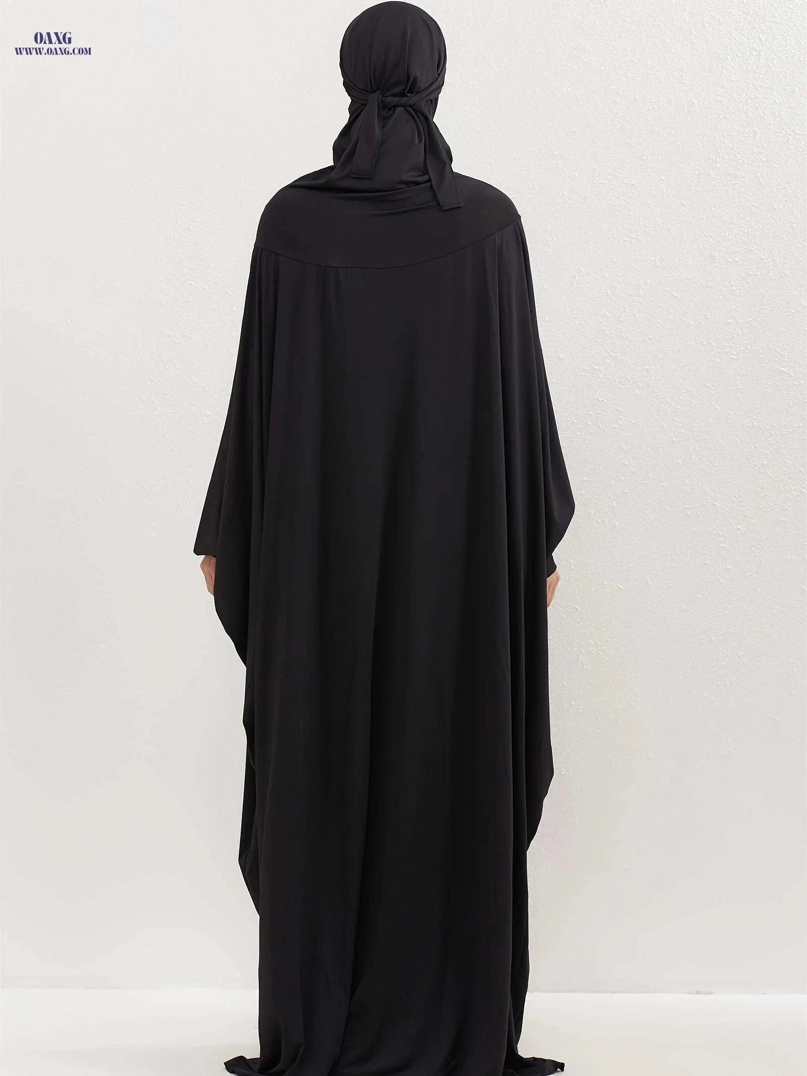 Modest Islamic Women's Attire - Hooded Abayas & Jilbabs Collection   OAXG Coffee Brown / One-size