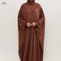 Modest Islamic Women's Attire - Hooded Abayas & Jilbabs Collection   OAXG Coffee Brown / One-size