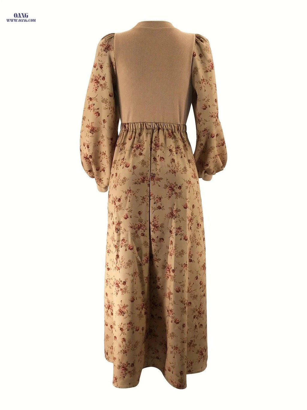 Modest Women's Abaya Dress - Floral Print for Cultural Attire   OAXG 