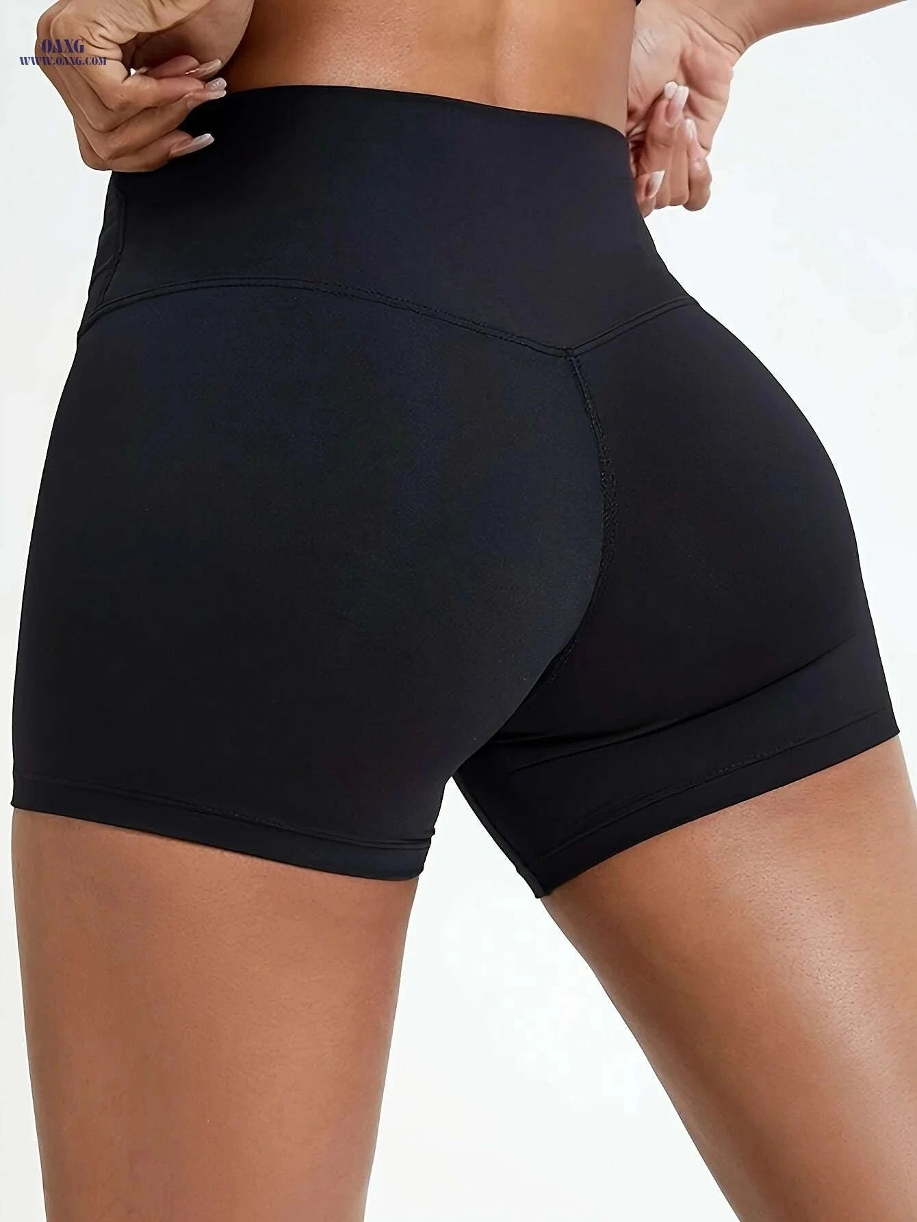Nude Body-Hugging Shorts for Women - Three-Inch Lift & Elastic Fit   OAXG 