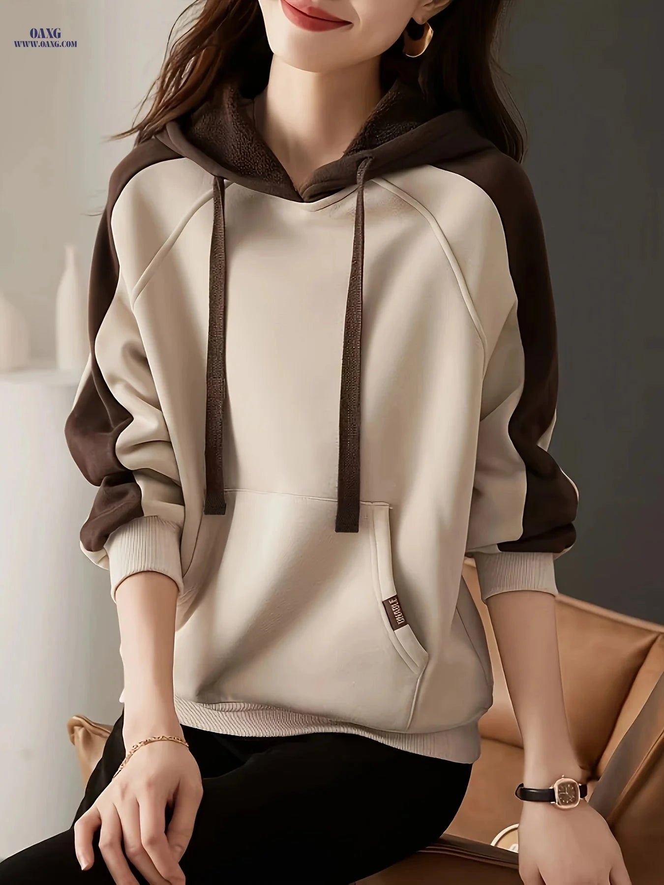 OAXG Autumn/Winter Hooded Sweatshirt - Warm and Comfortable   OAXG 