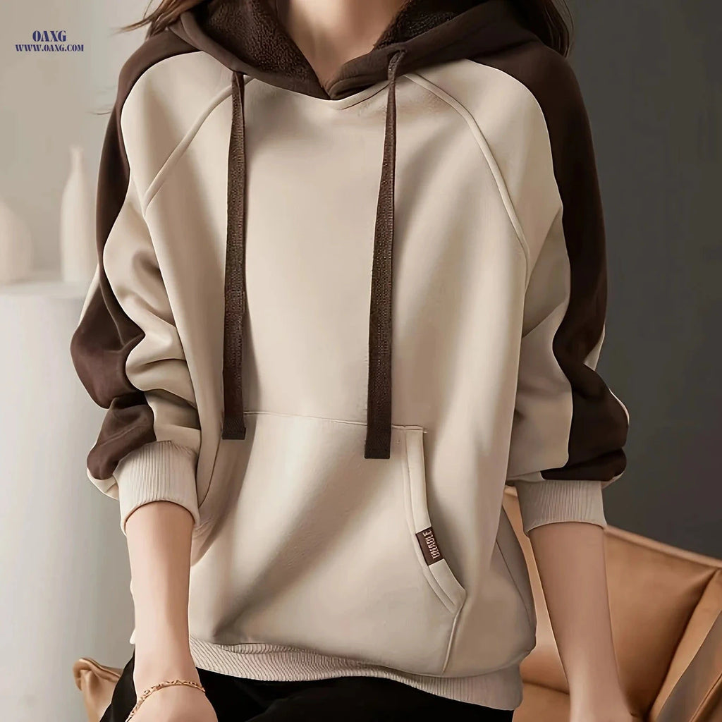 OAXG Autumn/Winter Hooded Sweatshirt - Warm and Comfortable   OAXG 