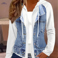OAXG Casual Printed Hoodie Jacket - Spring/Fall Micro Elasticity   OAXG White / S