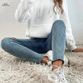 OAXG Casual Women's Hoodie with Kangaroo Pocket & Drawstring Hood   OAXG 