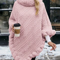 OAXG Elegant Women’s Diagonal Striped Shawl - Stylish & Warm   OAXG Pink / One-size