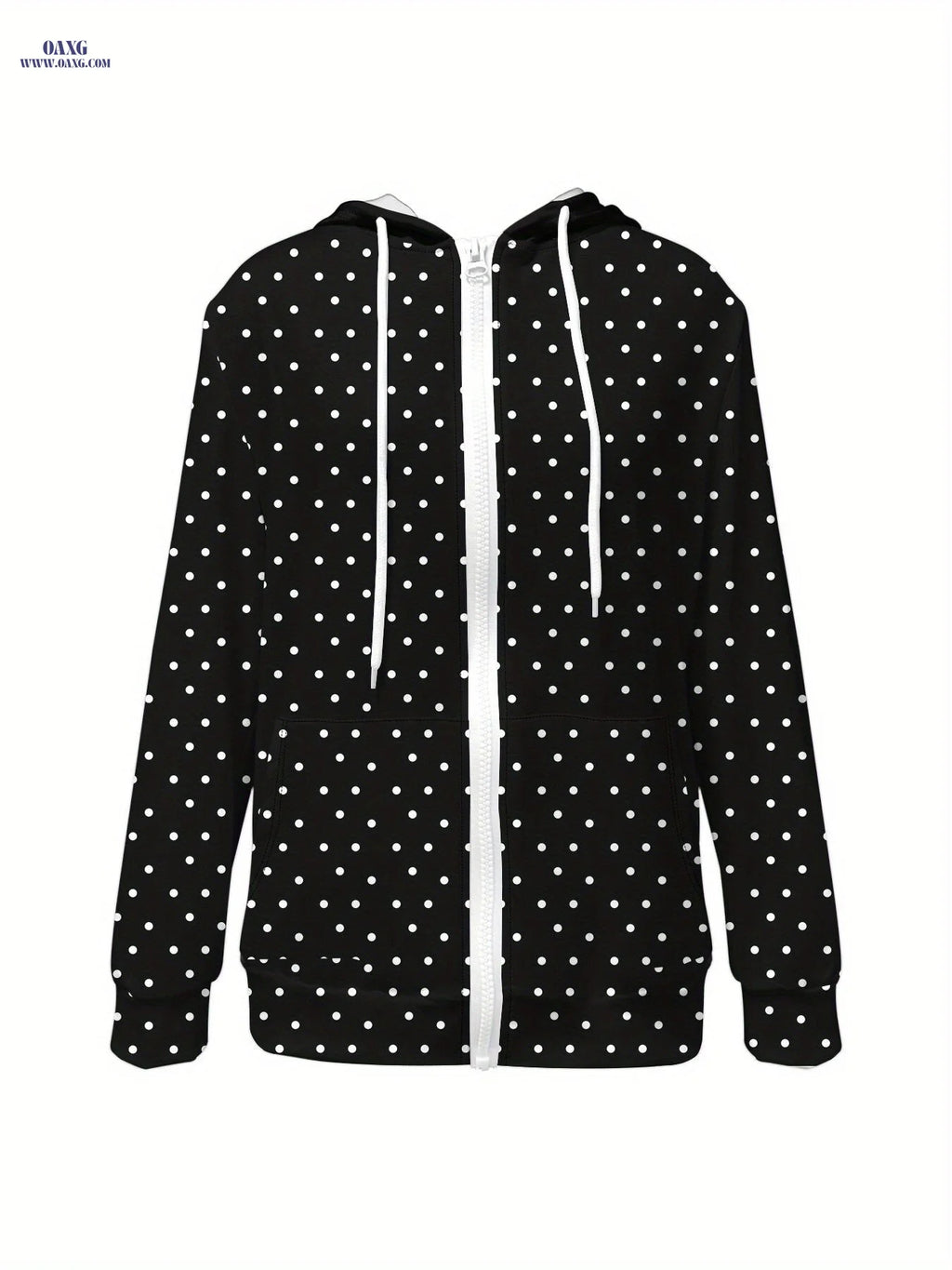 European And American Stylish Women'S Casual Zip-Up Hoodie - 471   OAXG 