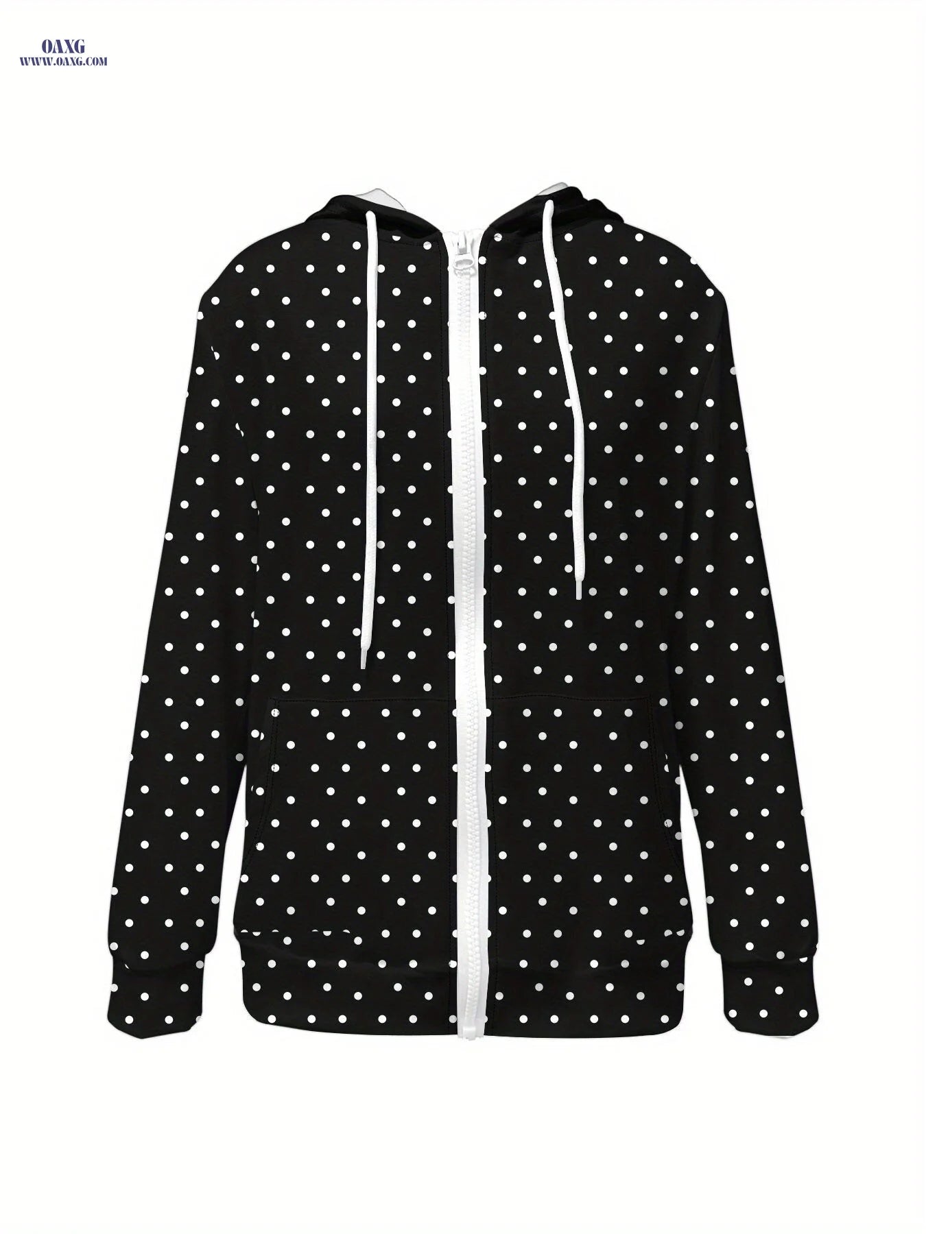 European And American Stylish Women'S Casual Zip-Up Hoodie - 471   OAXG 