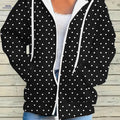 European And American Stylish Women'S Casual Zip-Up Hoodie - 471   OAXG 