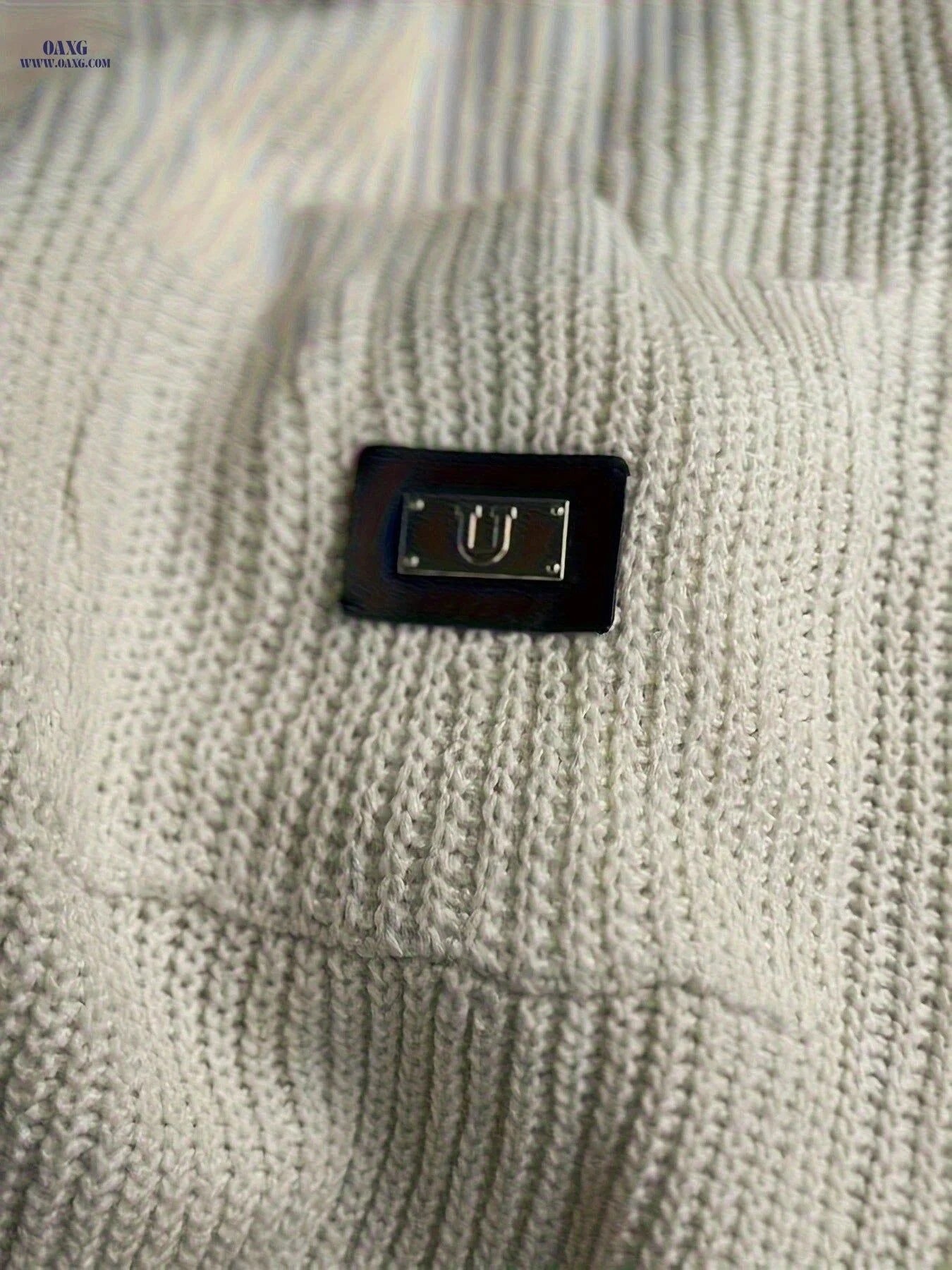 OAXG Women's Cardigan Sweater - Hooded, Pockets, Loose Fit   OAXG Ivory White / M