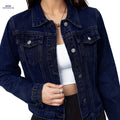 OAXG Women's Casual Denim Jacket - Natural Color for Fall/Winter   OAXG 