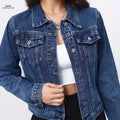 OAXG Women's Casual Denim Jacket - Stylish & Elegant Short Style   OAXG 