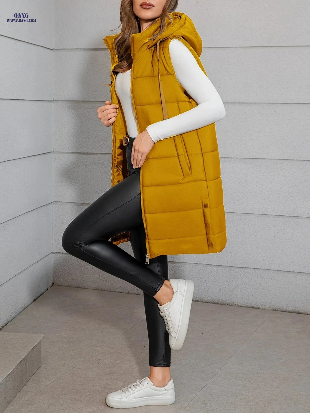 OAXG Women's Casual Jacket - Hooded, Long Sleeve, Spring/Fall Wear   OAXG 