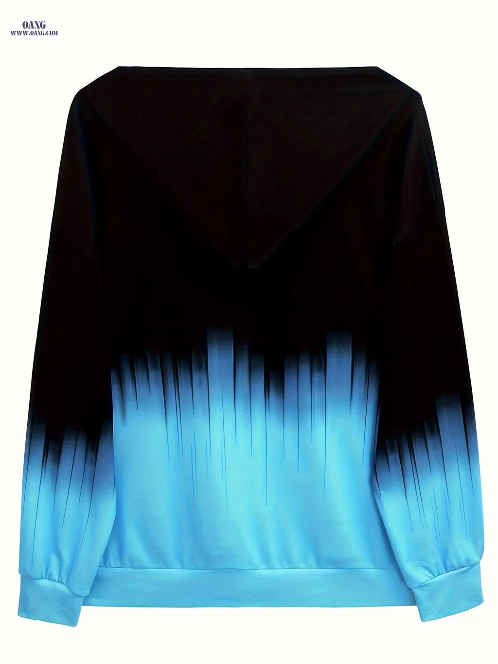 OAXG Women's Casual Zip Hoodie - Color Block & Loosely Fit Top   OAXG 