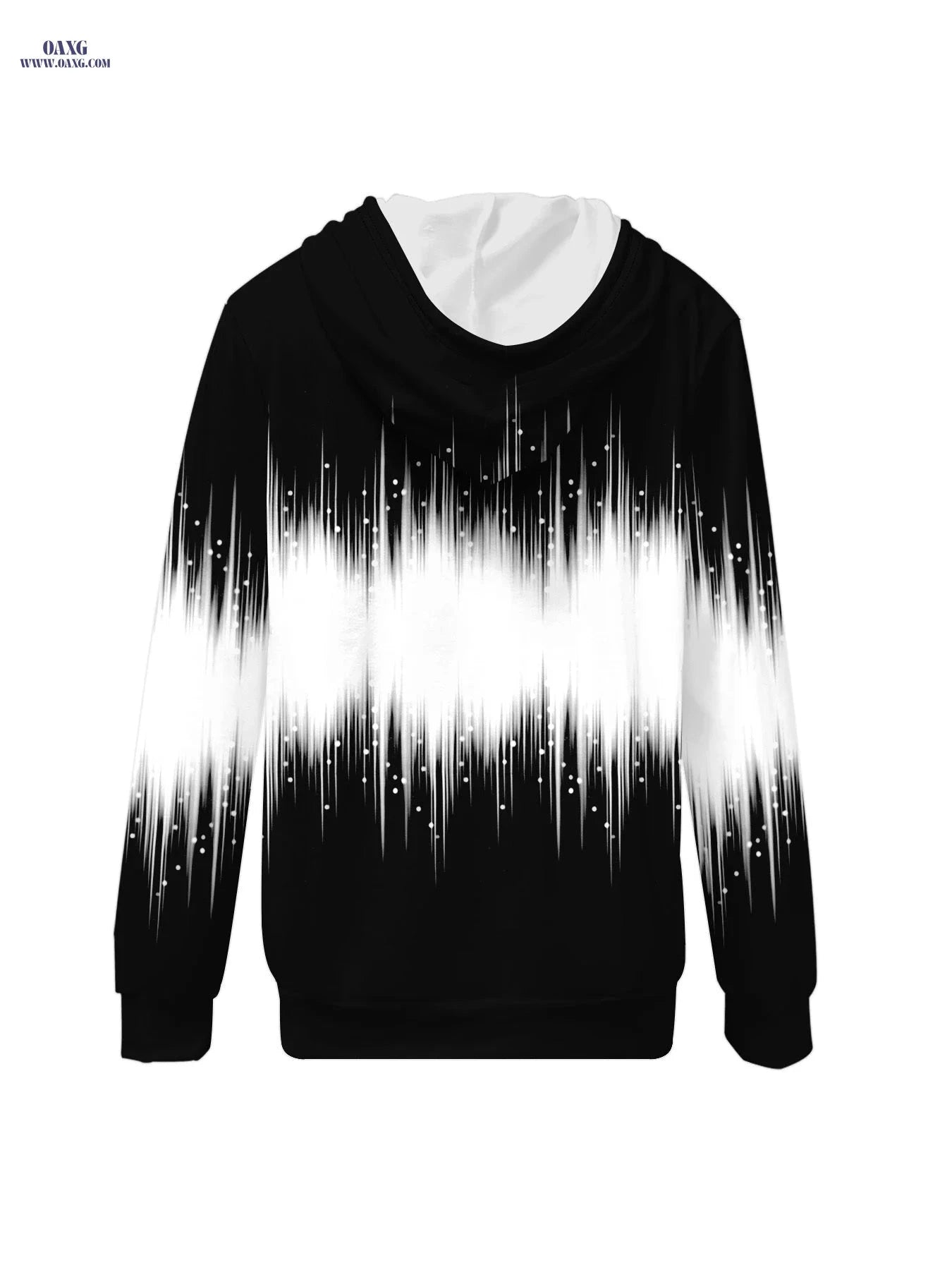 OAXG Women's Casual Zip-Up Hoodie - Stylish Flared Design for Fall   OAXG 