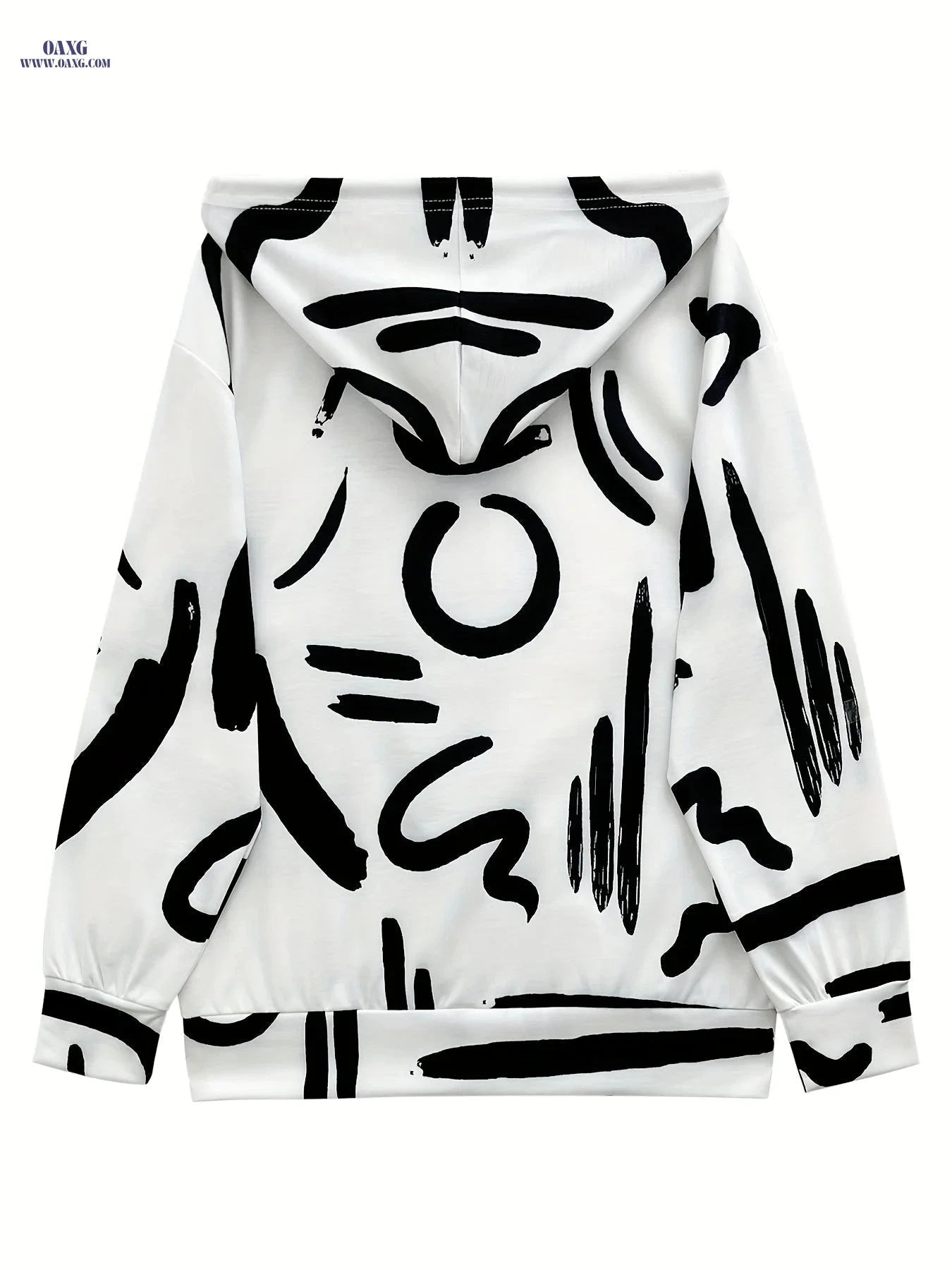 OAXG Women's Color Block Hoodie - Lightweight Casual Chic with Pockets   OAXG 