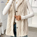 OAXG Women's Elegant Hooded Jacket - Sleeveless All-Season Layering Vest   OAXG 