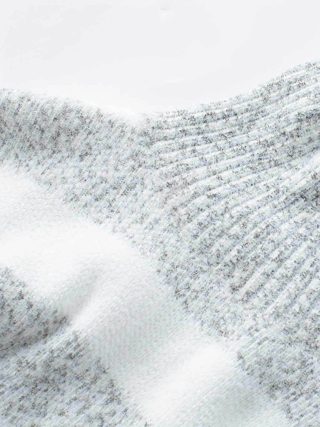 OAXG Women's High-Neck Thick Sweater - Casual Fall/Winter Outerwear   OAXG Grey / S