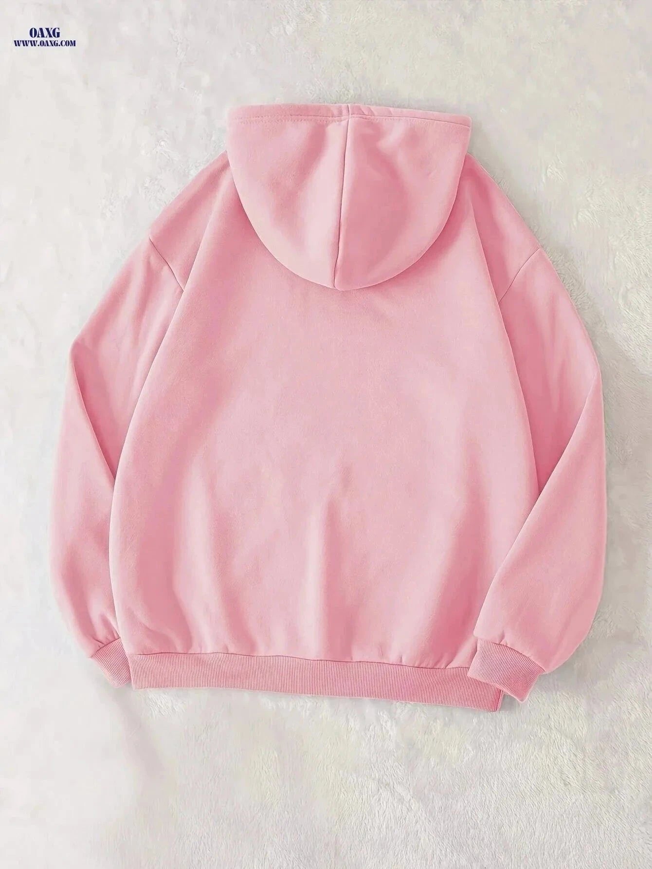 OAXG Women's Hooded Fleece Sweatshirt - Heart & Paw Print Design   OAXG Deep Sky Blue / S