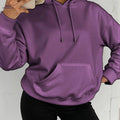 OAXG Women’s Long Sleeve Hoodie - Elegant Solid Color Pullover   OAXG 