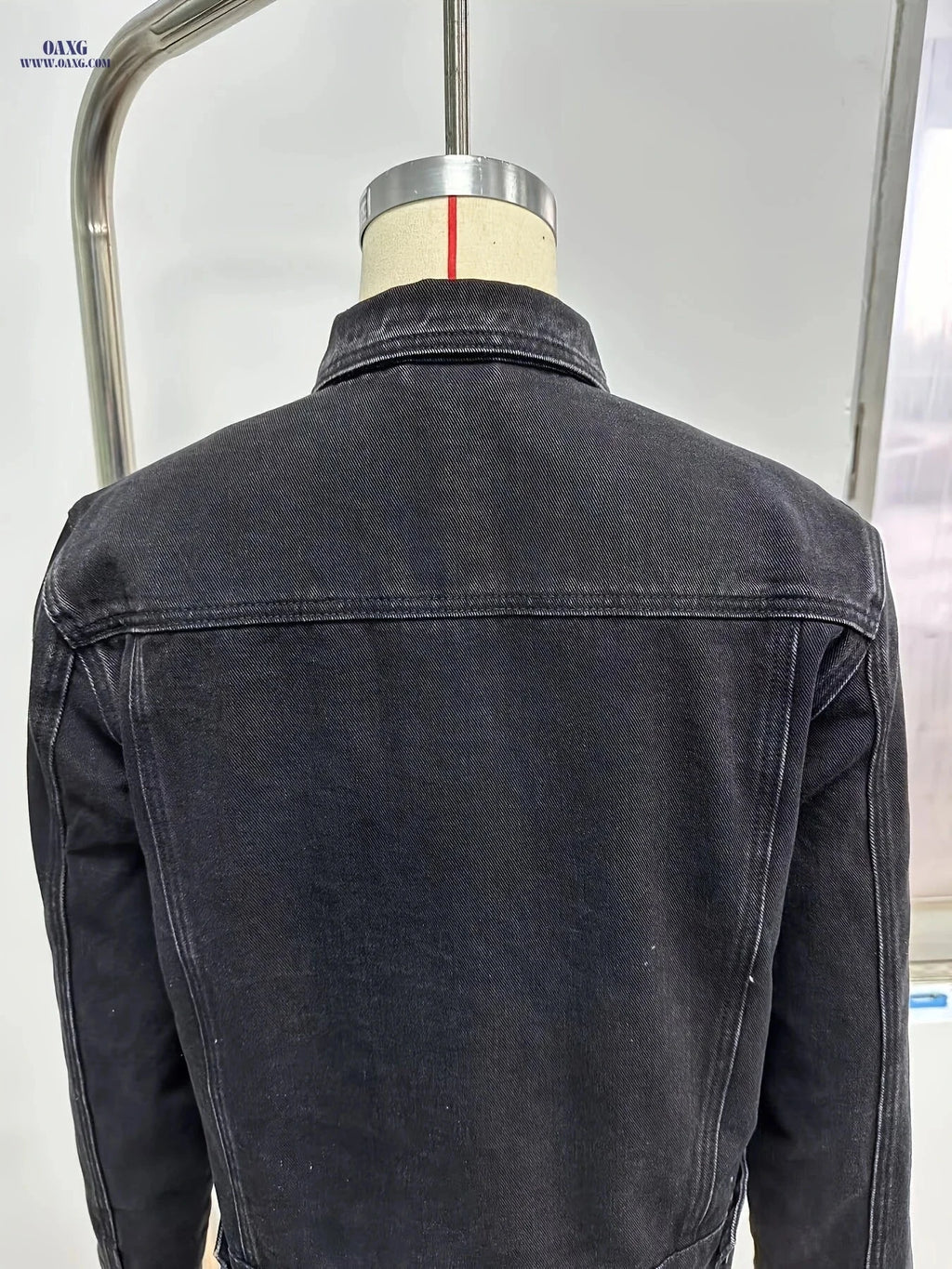 OAXG Women's Slim-Fit Denim Jacket - Versatile Spring-Autumn Style   OAXG 