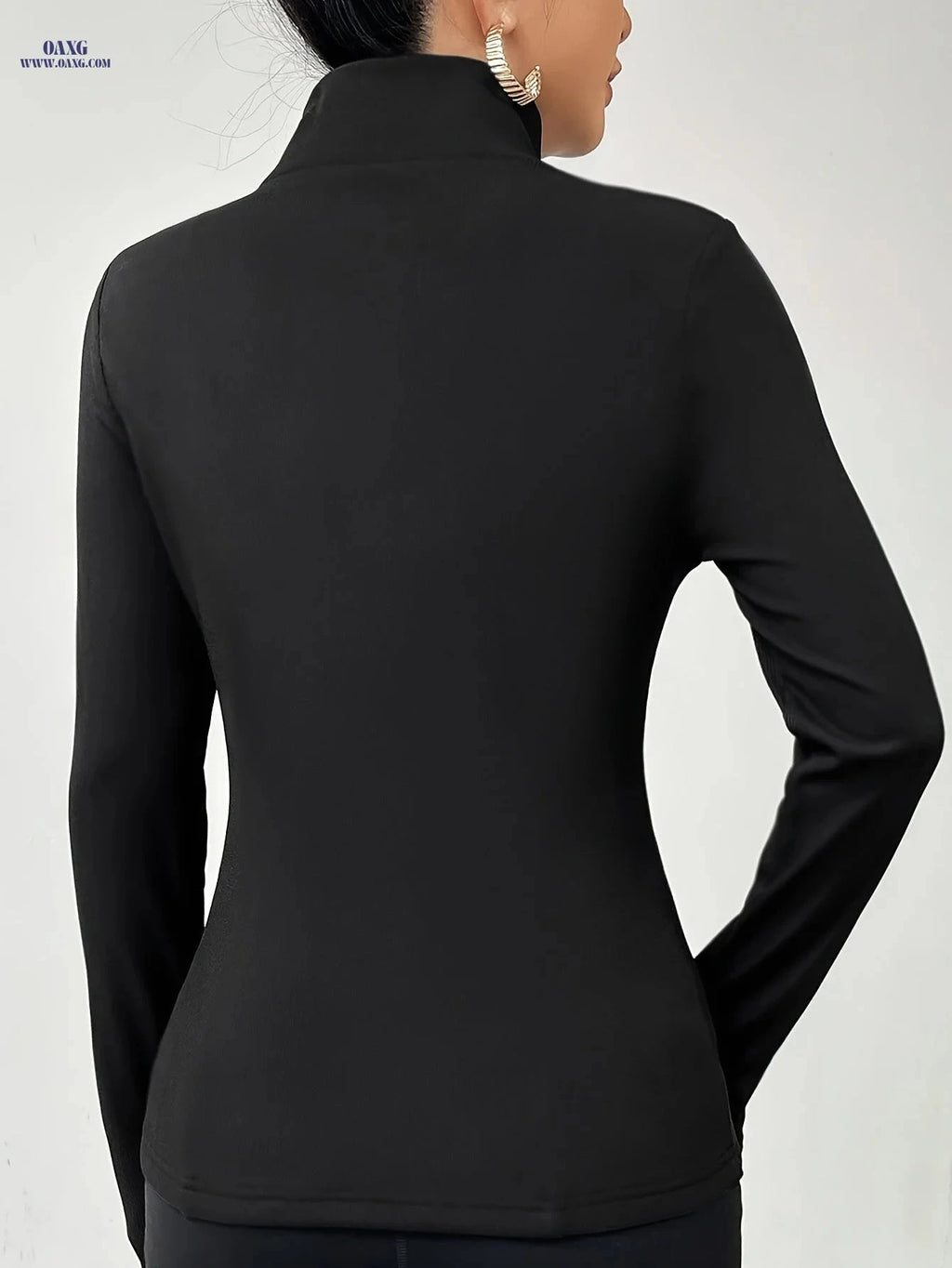 OAXG Women's Velvet Jacket Coat - Tight Fit, Elegant Style   OAXG 