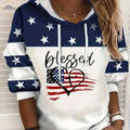 OAXG Women's White Pullover Sweatshirt - Casual Loose Fit Top   OAXG Mixed colors / S