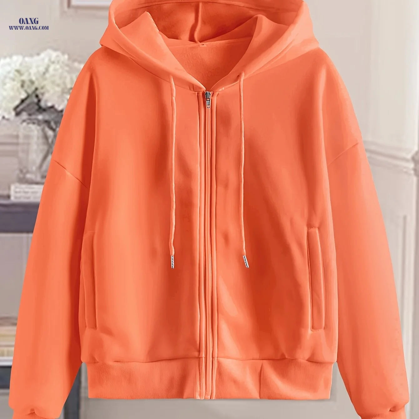 Women's Fashion Zip-Up Hoodie   OAXG 