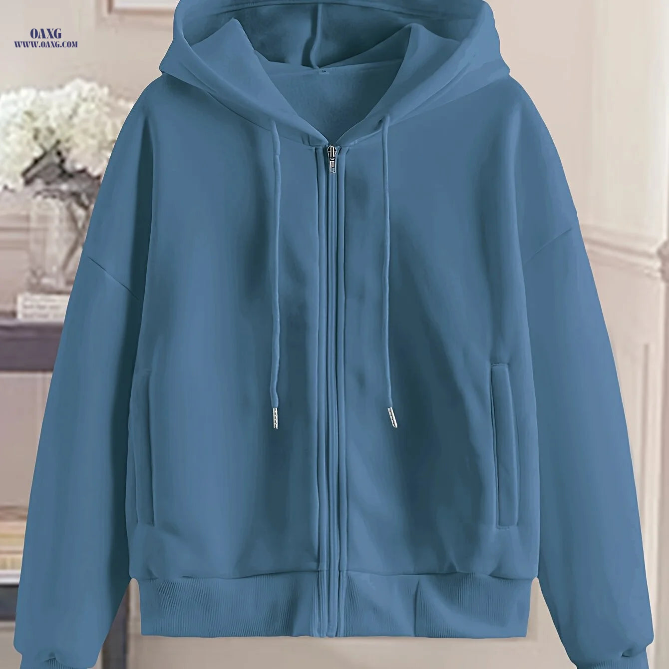 Women's Fashion Zip-Up Hoodie   OAXG 