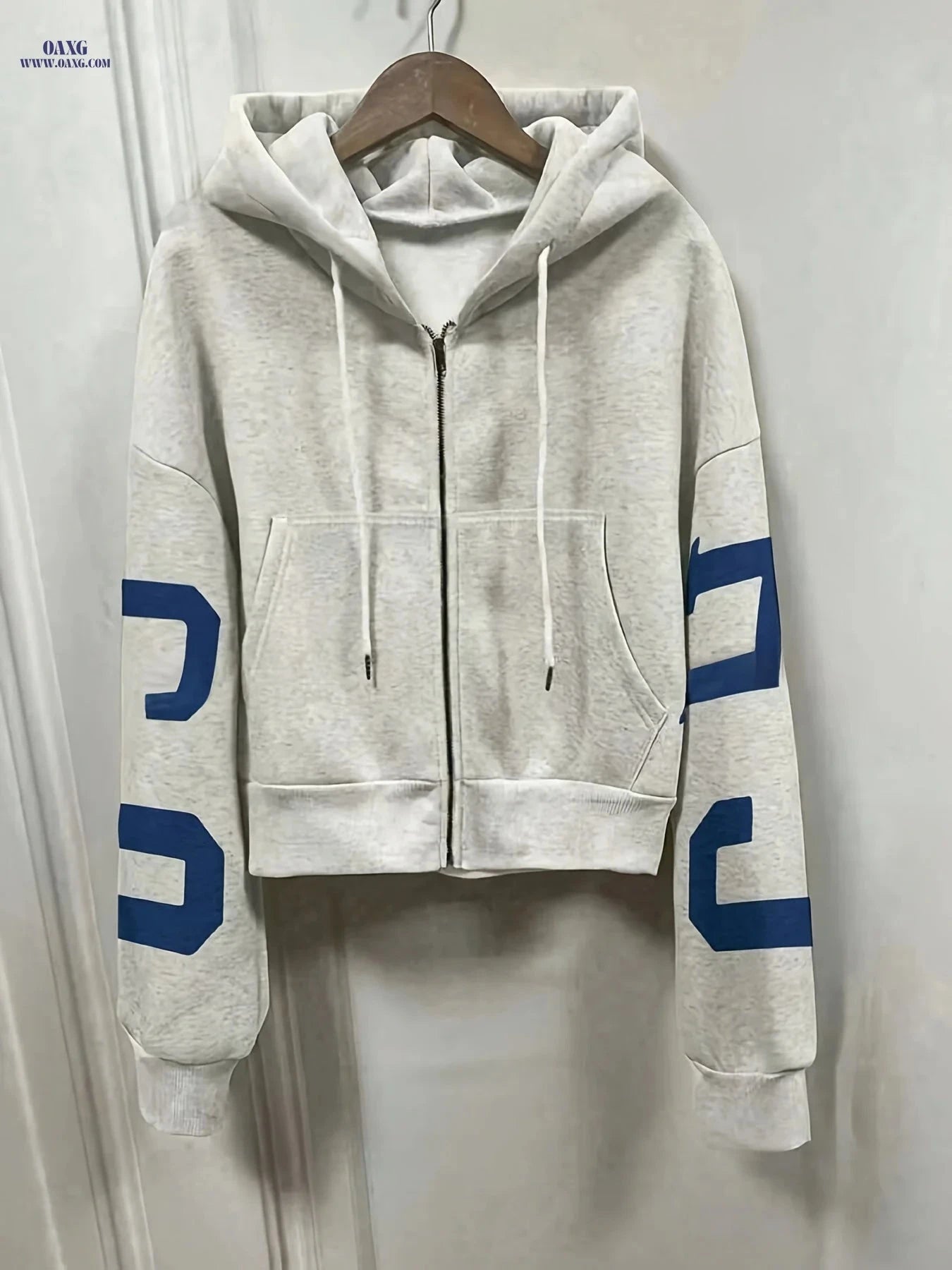 OAXG Y2K Fashion Hoodie Sweatshirt - Casual Loose Fit, Hooded   OAXG 