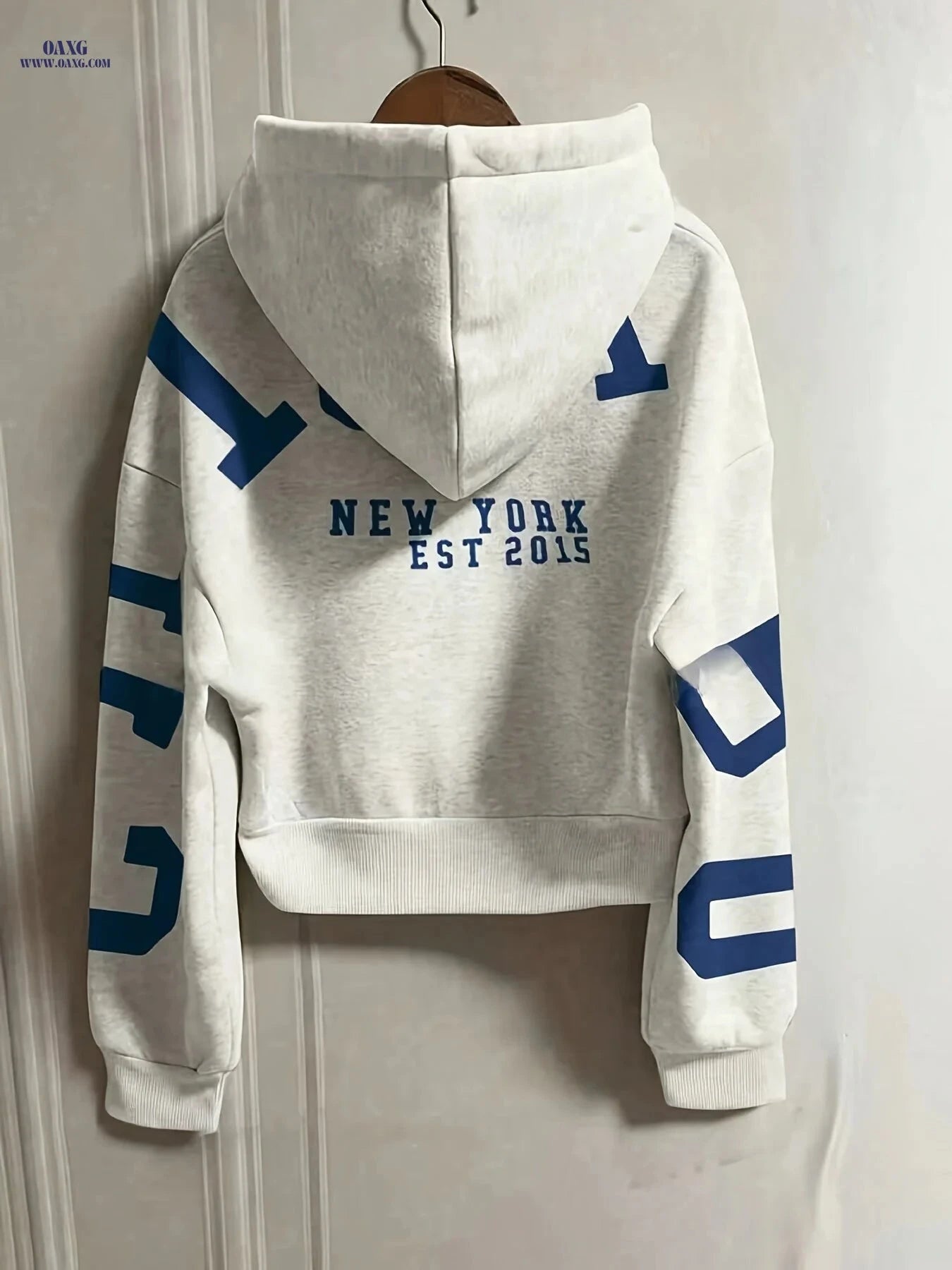 OAXG Y2K Fashion Printed Hoodie - Casual Loose Fit Sweatshirt   OAXG 