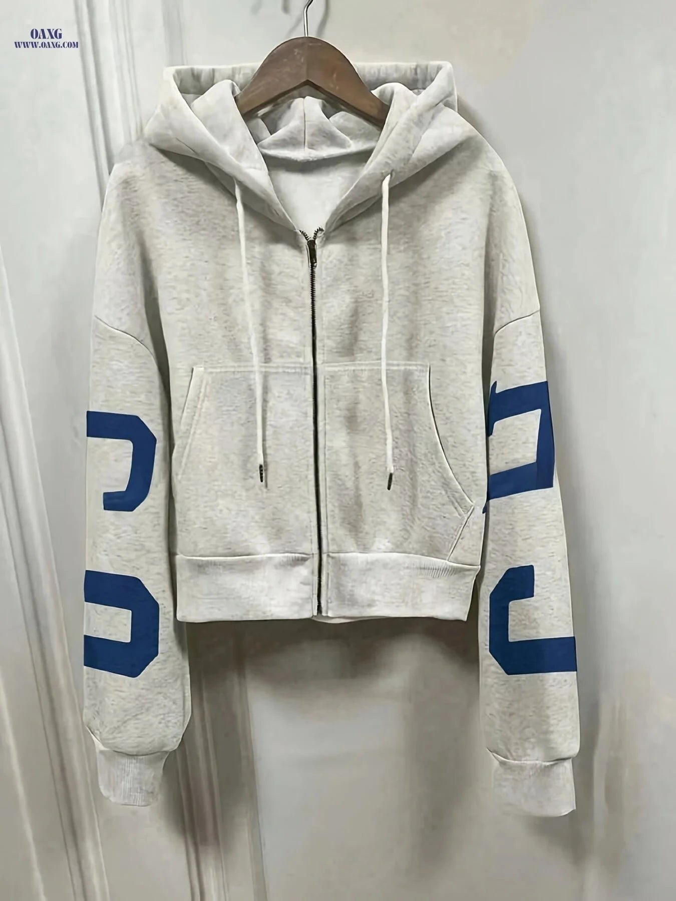 OAXG Y2K Fashion Printed Hoodie - Casual Loose Fit Sweatshirt   OAXG 