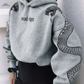 OAXG Y2K Street Style Hooded Sweatshirt for Autumn/Winter Wear   OAXG 