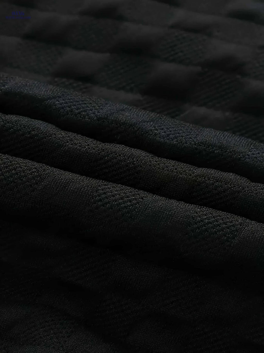 OBM Men's Full-Zip Henley Jacket - All-Season Casual Outerwear   OAXG Black / S