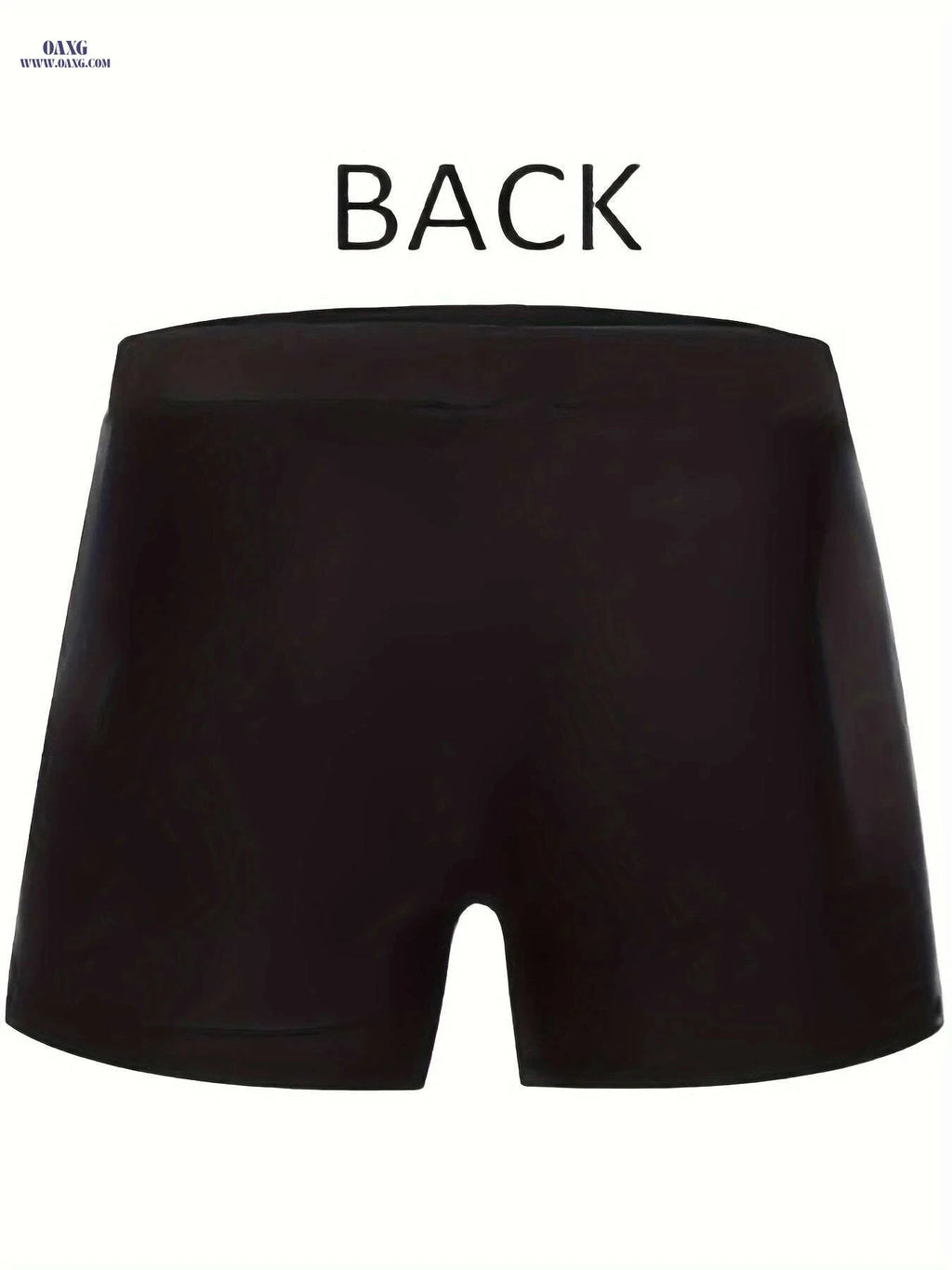 OUDASI Men's Solid Color Skinny Sports Shorts - High Stretch & Drawstring   OAXG Black / S