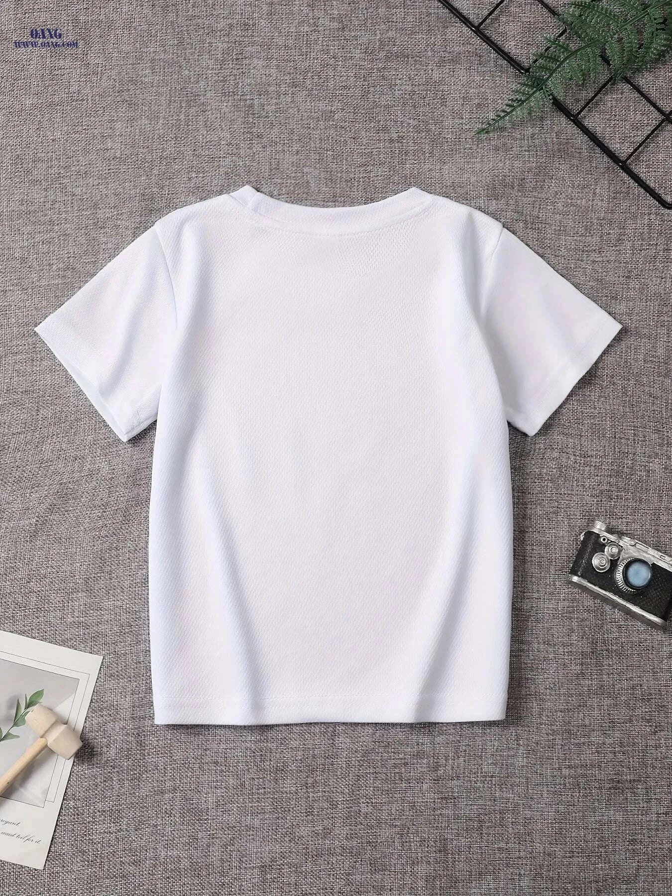 Paris Eiffel Tower Graphic Tee for Men - Casual Round Neck Style   OAXG White / S