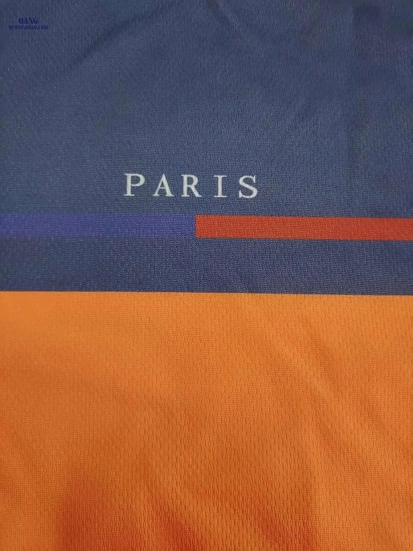 Paris-Inspired Men's Color Block T-Shirt - Casual Summer Style   OAXG 