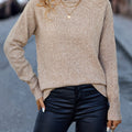 Pattern Development Elegant Special Women'S High Neck Warm Pullover Sweater   OAXG 