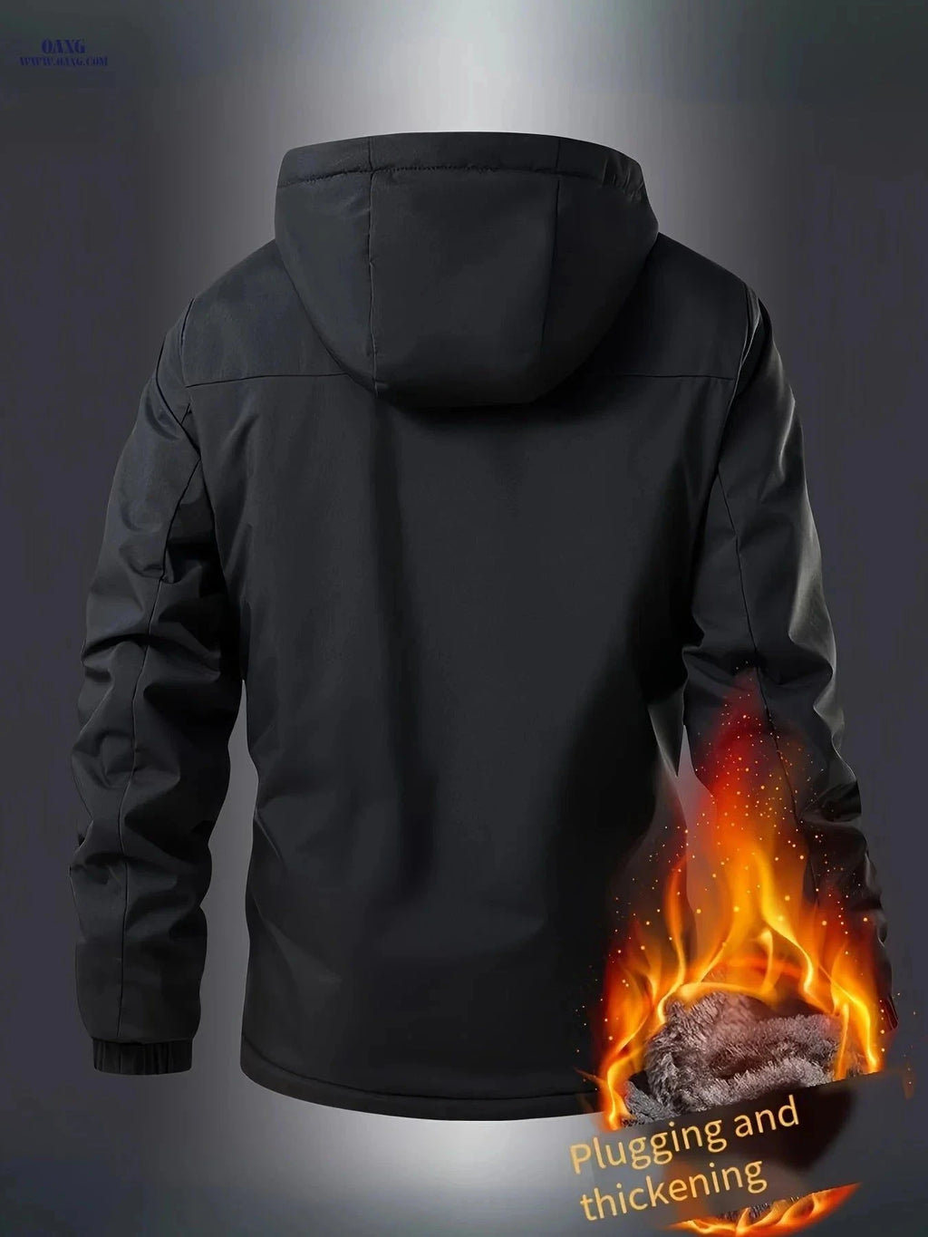 Pearson Men's Fleece-Lined Jacket - Warm Hooded Winter Coat   OAXG Black / FR XS