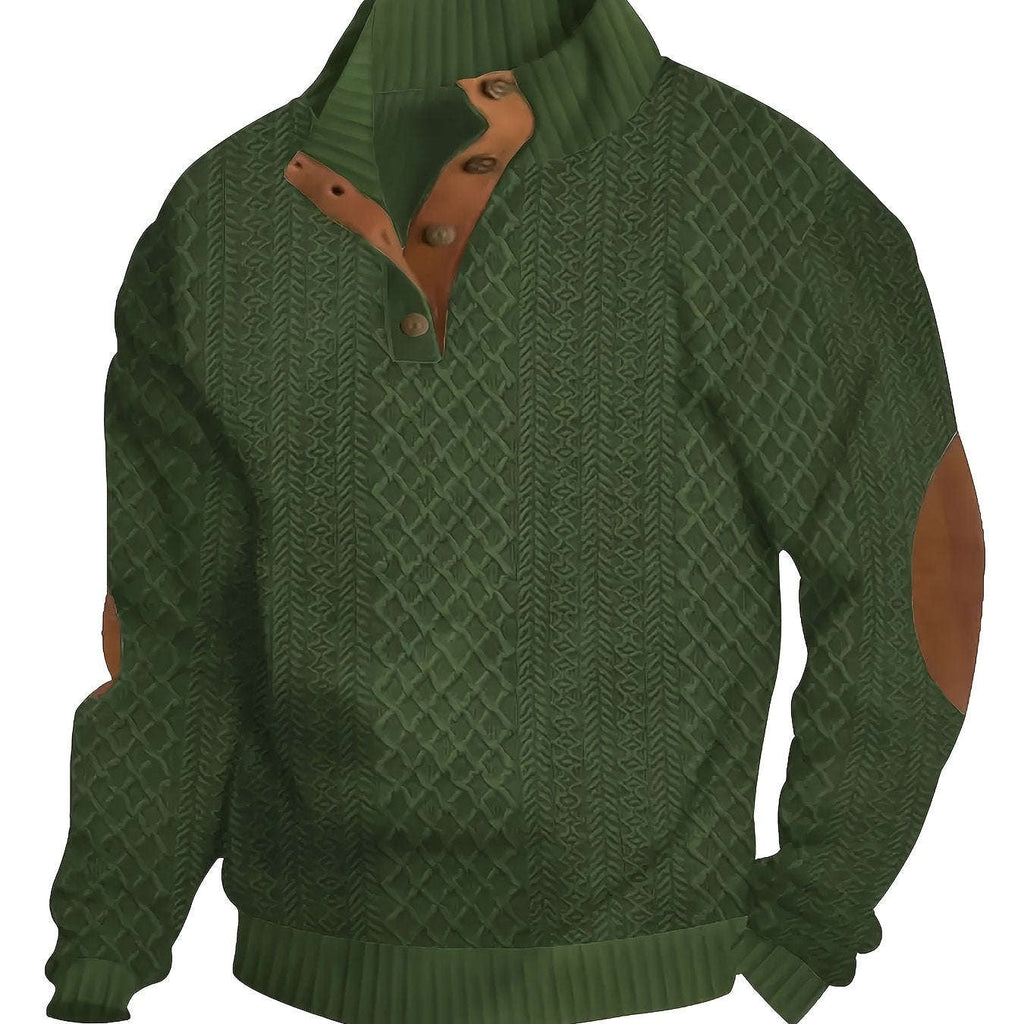 Pearson’s Casual Button-Down Shirt - Men’s Long Sleeve, All-Season Top   OAXG 