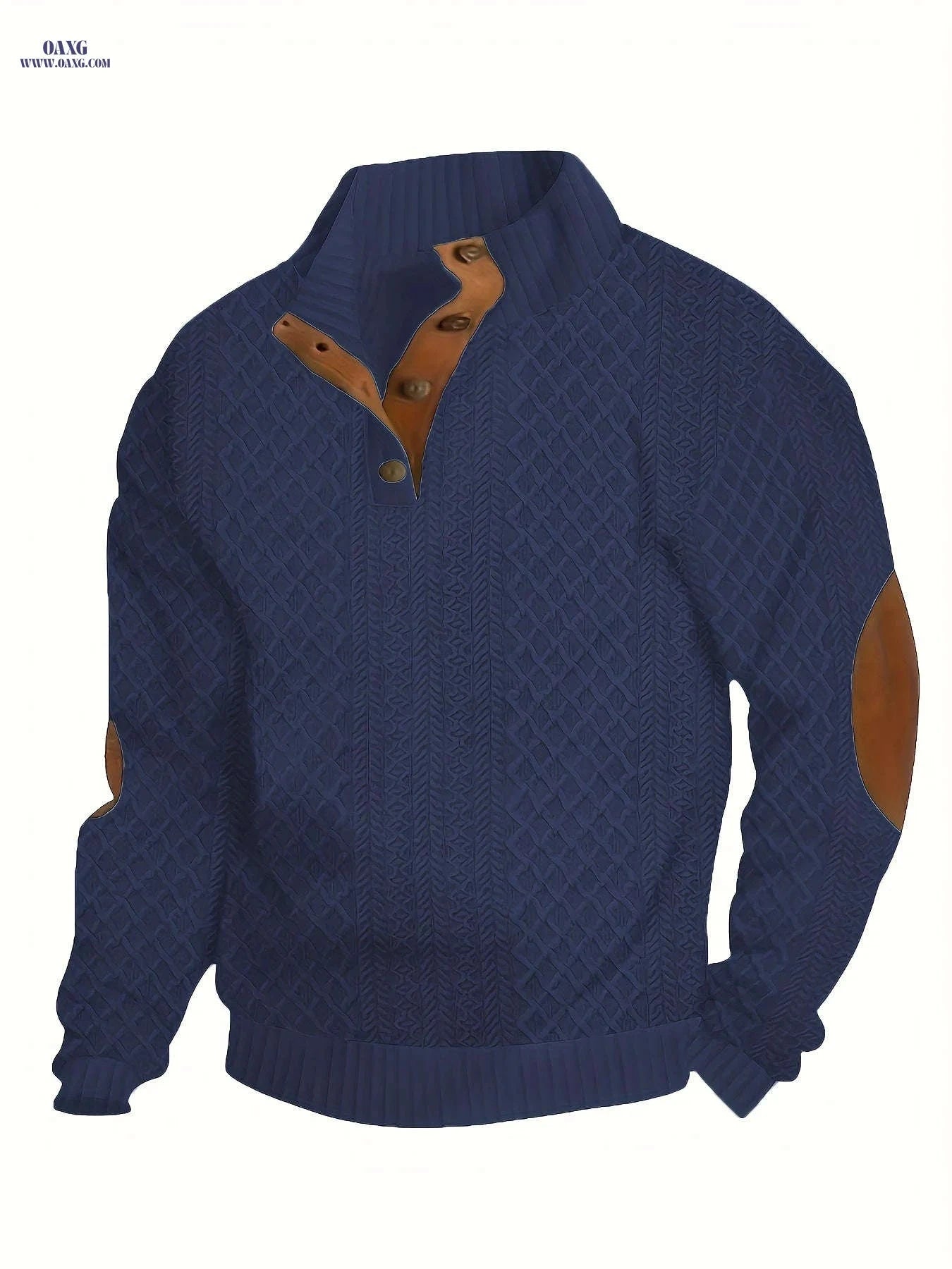 Pearson’s Casual Button-Down Shirt - Men’s Long Sleeve, All-Season Top   OAXG Khaki / FR S