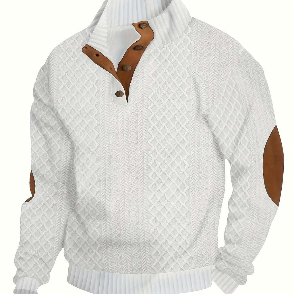 Pearson’s Casual Button-Down Shirt - Men’s Long Sleeve, All-Season Top   OAXG Khaki / FR S