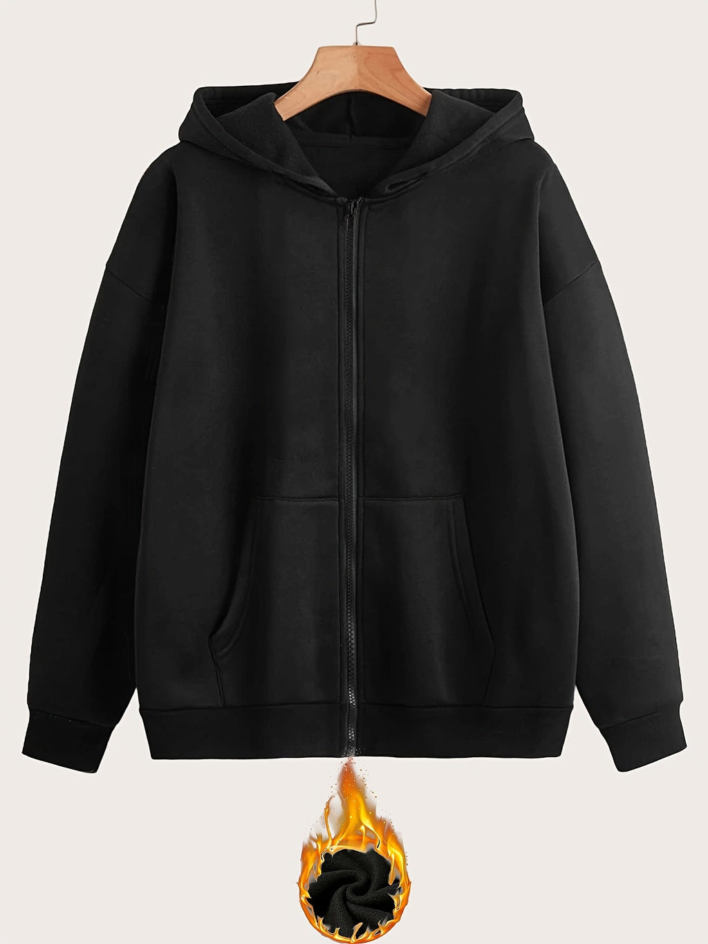 Pink Sea Turtle Art Dual-Pattern Print - Y2K Casual Style Zip-Up Hoodie - Stylish and Comfortable Zip-Up Jacket with Pockets - Casual Sportswear for Spring, Autumn, and Winter | Fashionable Casual Jacket | Comfortable Fabric   OAXG Grey / S