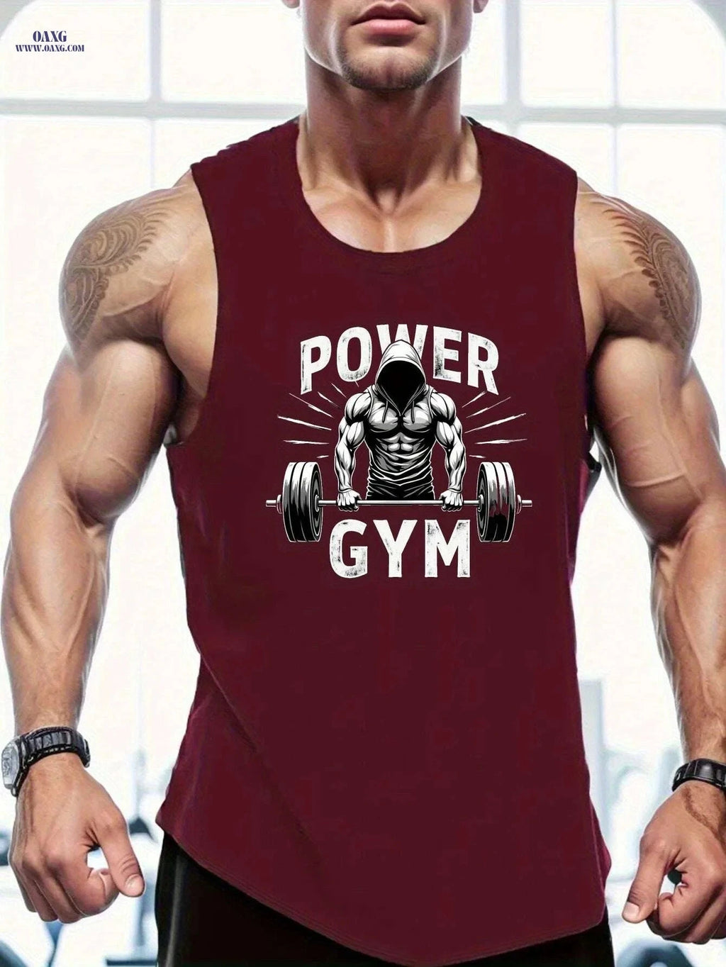 Power Gym Men's Sleeveless Vest - Lightweight Athletic Top for Summer   OAXG 